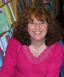 Kate at Pritchards Bookshop, 2004